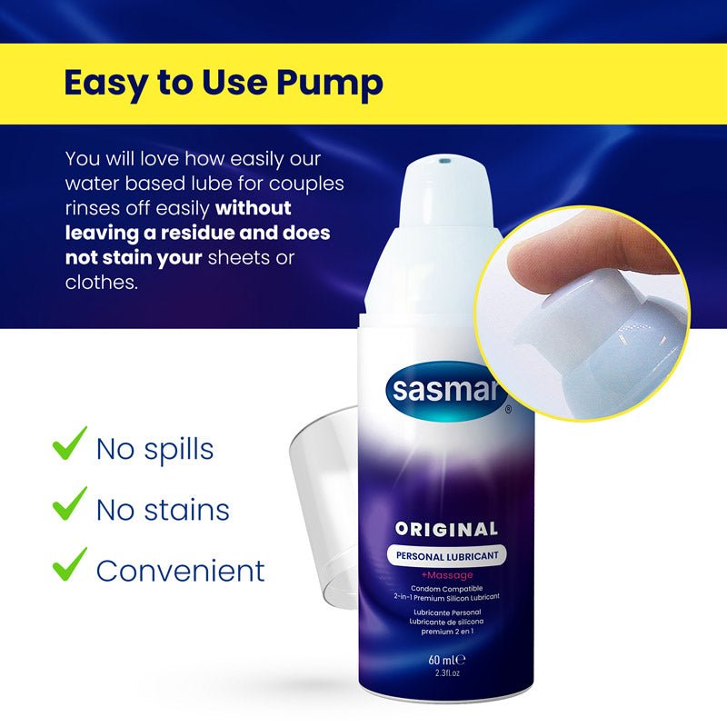 Sasmar Original Silicone Lubricant - Conceive Plus® Europe