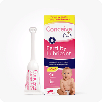 Suporte de fertilidade feminina + 3 aplicadores de lubrificante