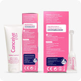 Fertility Lubricant Tube + Applicators - Conceive Plus Europe